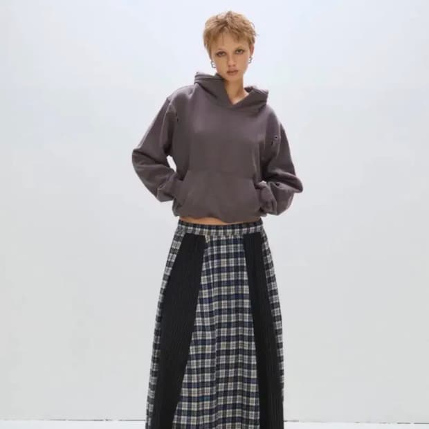 플리즈프로젝트 투웨이 후드 그레이 