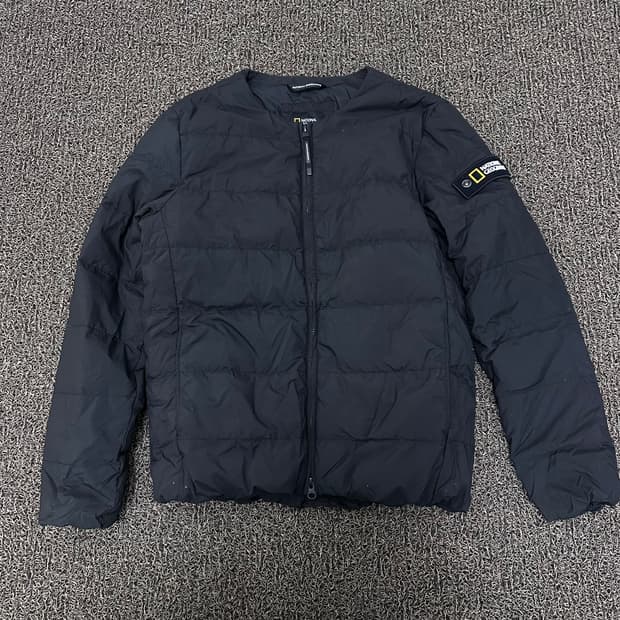 내셔널지오그래픽 덕다운 패딩 블랙 95(M)