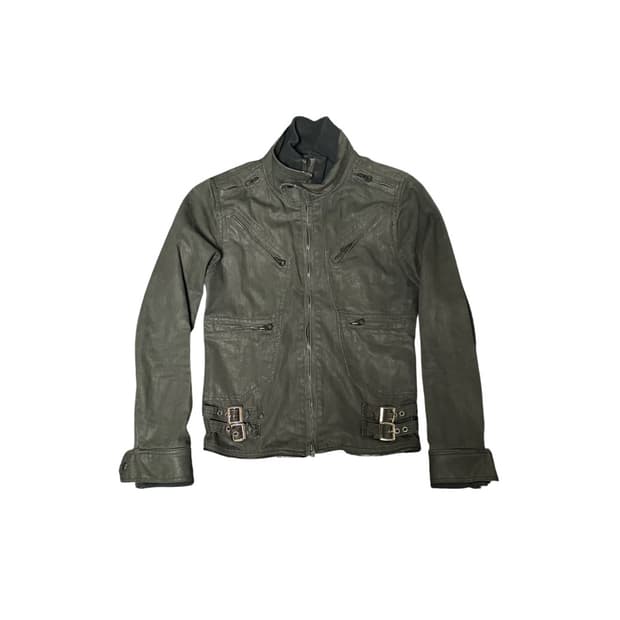 Fuga 00s rare coating rider jacket