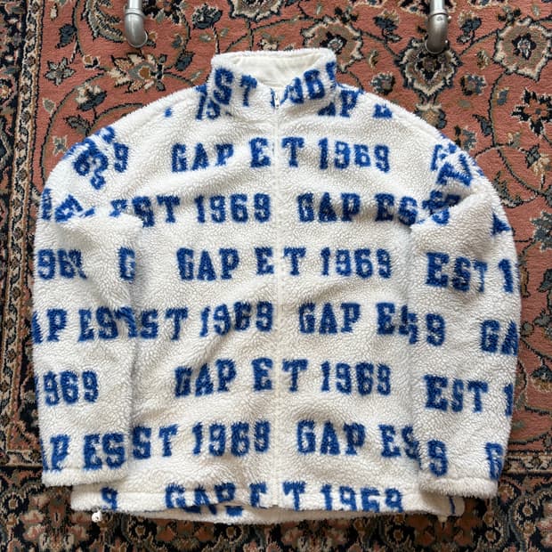 GAP 갭 1969 로고 후리스 자켓