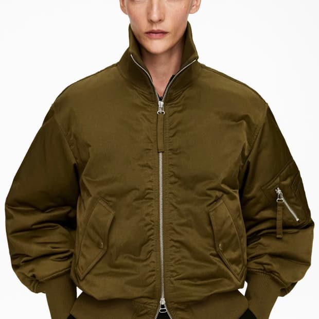 아르켓 여성 나일론 블루종 자켓 38사이즈 한번착용