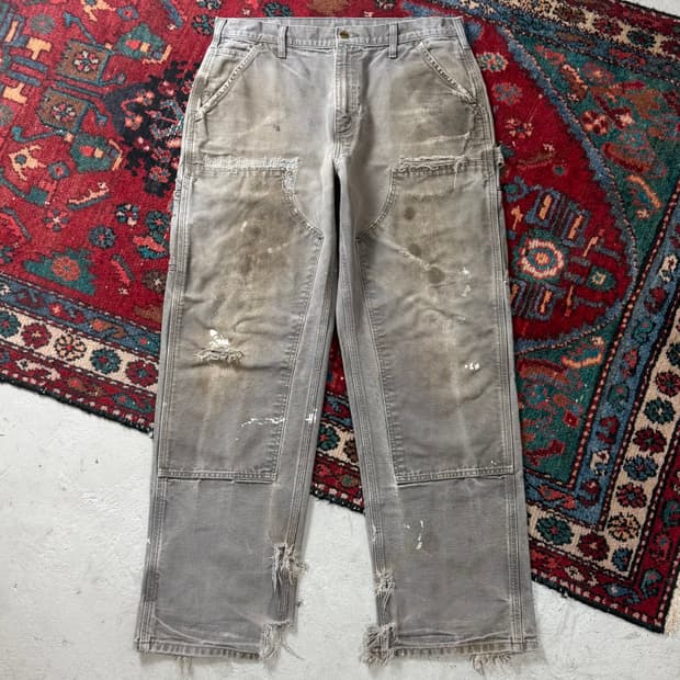 OG 칼하트 더블니 다크브라운 칼하트 B136 DKB 썩블니