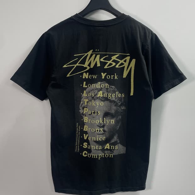 스투시 스태츄 다이드 라운드 반팔티 (on.458)  