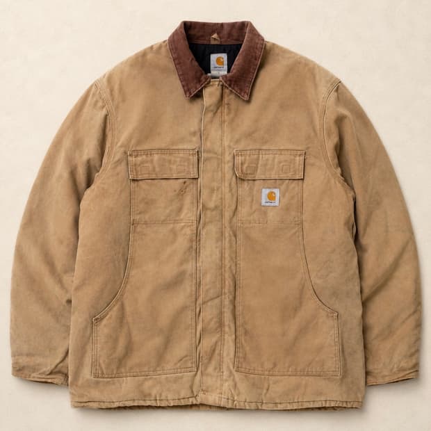00’s Carhartt 칼하트 베이지 워크자켓 상품이미지1