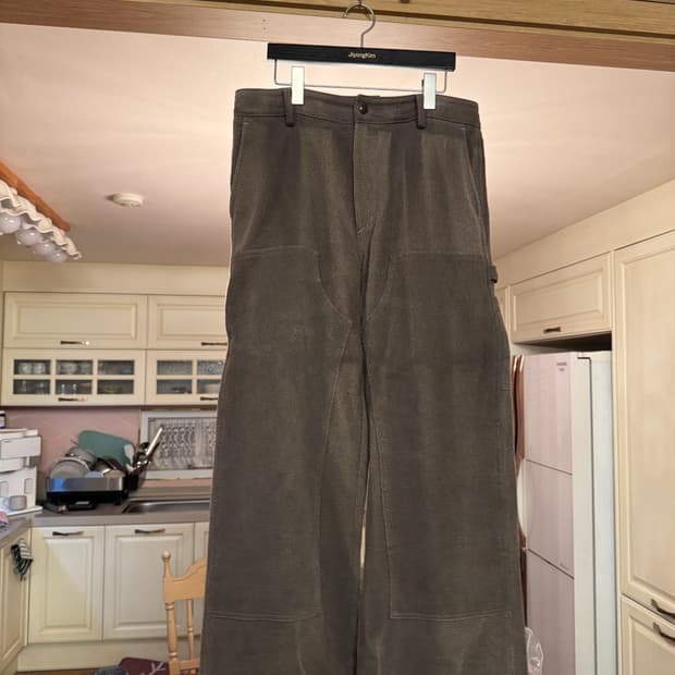 25SS 더블니 팬츠 카키