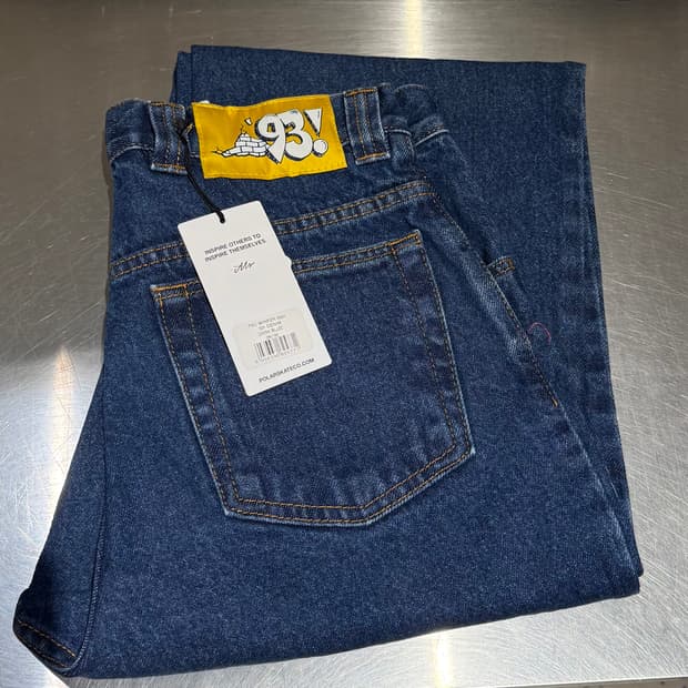 폴라 스케이트 93 데님 다크블루 28-30 사이즈 새상품