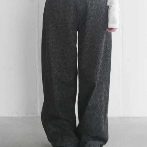 애프터먼데이 daisy cotton wide pants