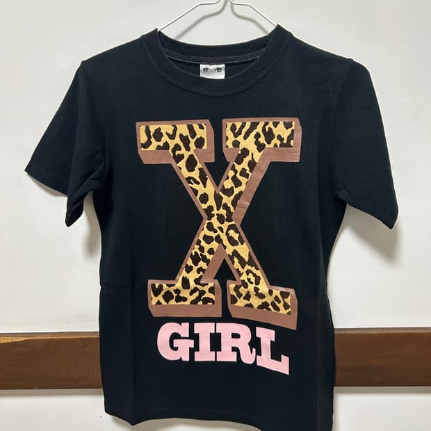 Xgirl  레오파드 갸루 티셔츠 