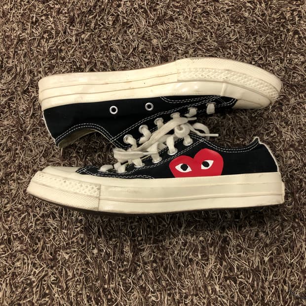 꼼데가르송 컨버스 척테일러 로우 스니커즈