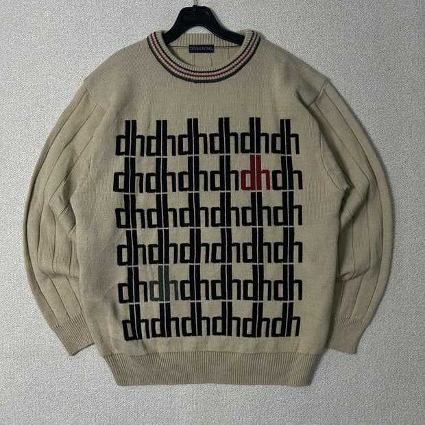 (L) 재팬빈티지 DOGHUNTING 패턴 니트