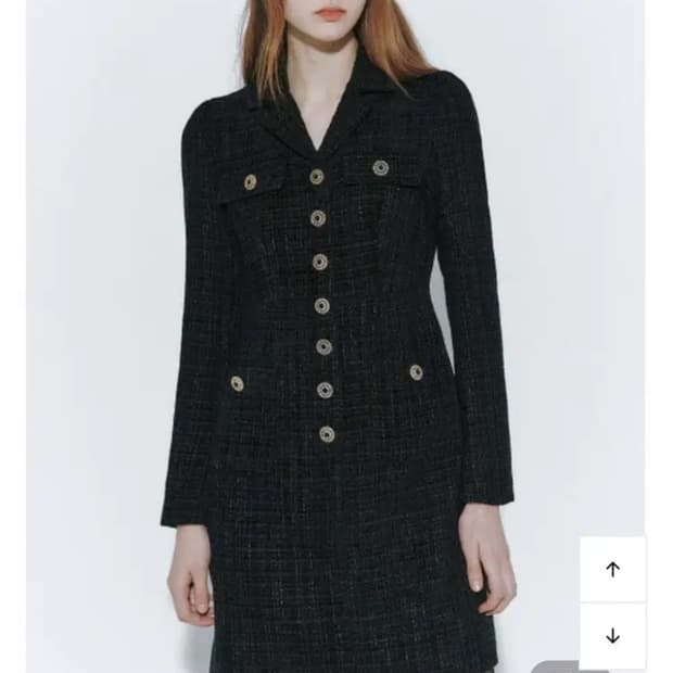 이바나헬싱키 Lena Velvet Tweed Dress