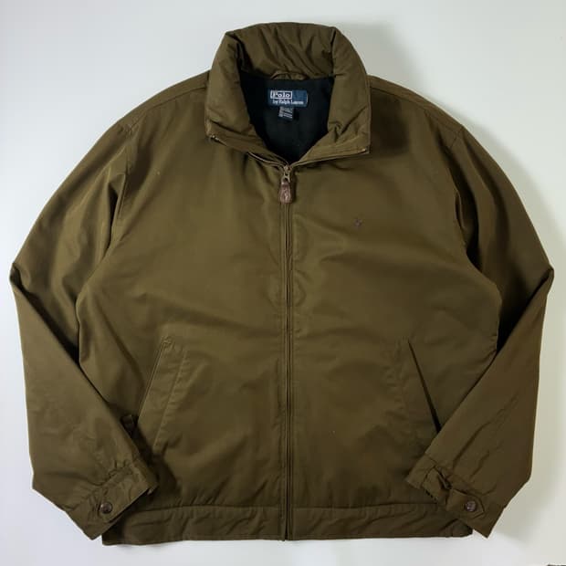 Polo  폴로 랄프로렌 카키 페리 블루종 자켓  