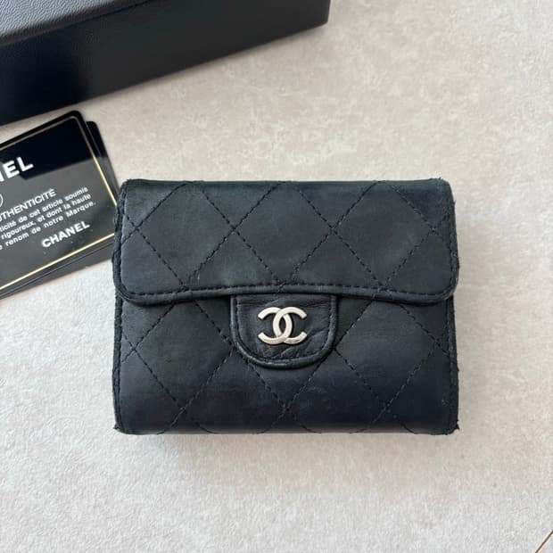 샤넬 퀼팅 블랙 카드지갑 11번대