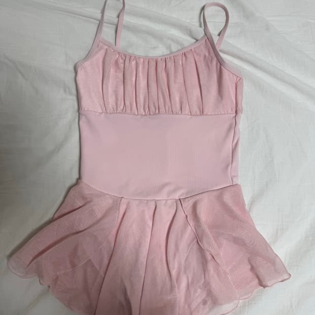 더블 피루엣 발레복 레오타드 스커트 M