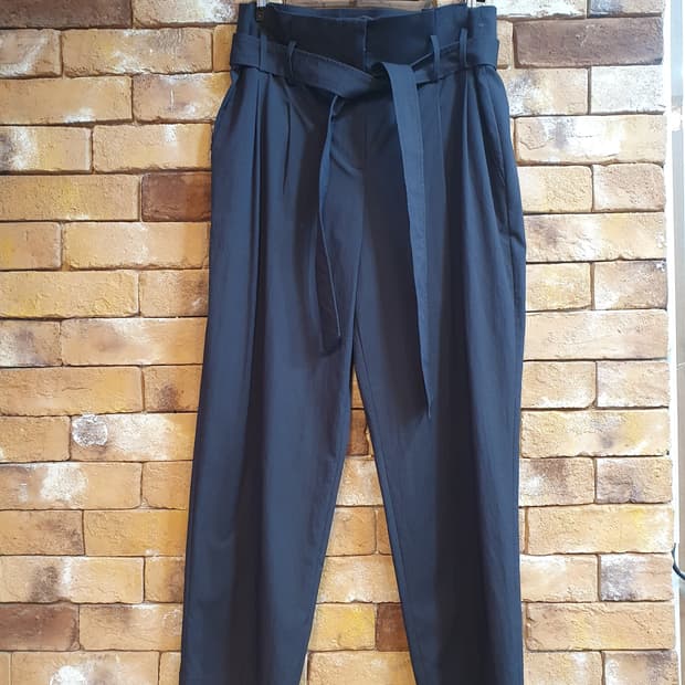 잇 미샤 벨트 와이드 슬랙스