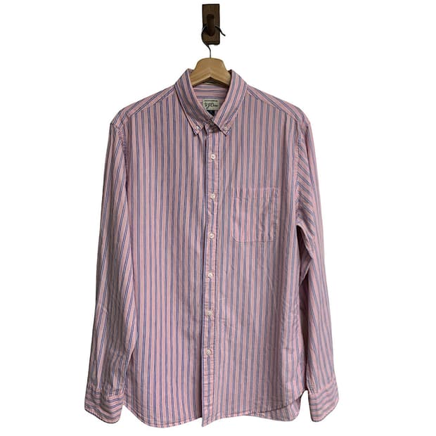 제이크루 핑크 스트라이프 셔츠 남방 M