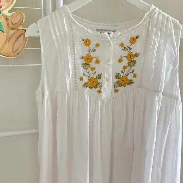 빈티지 자수 원피스