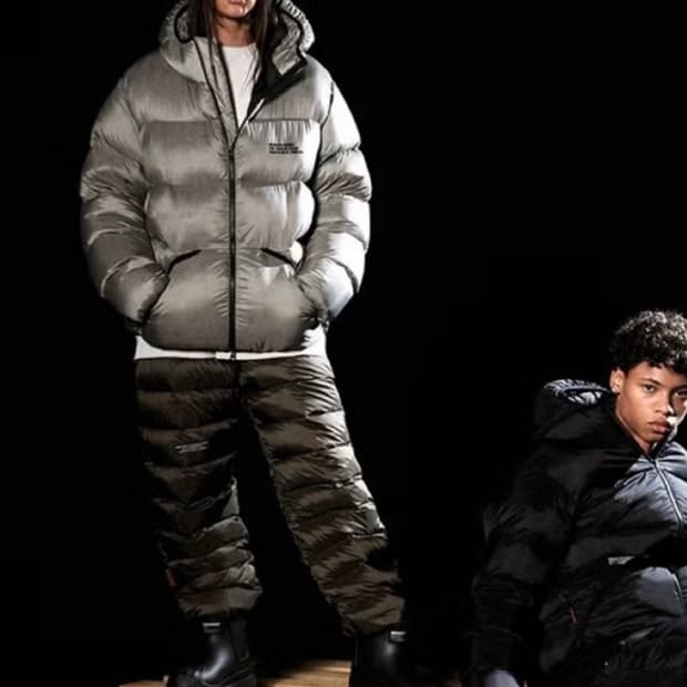 브루클린웍스 다운타운 덕다운 패딩 그레이 M