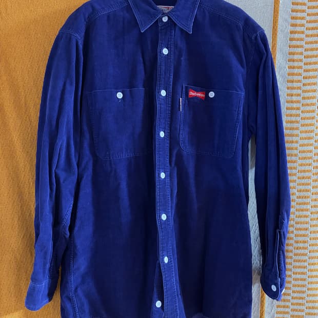 버드와이저 코듀로이 셔츠