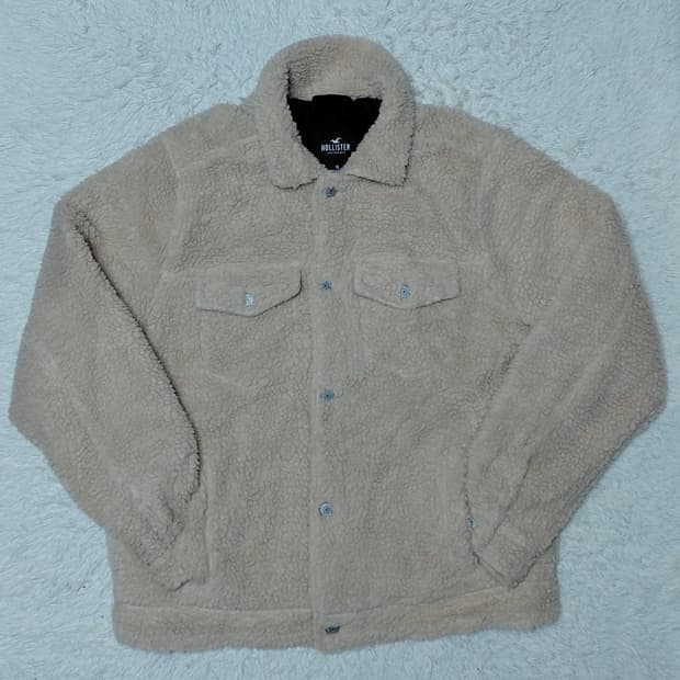 홀리스터 뽀글이 쉐르파 자켓 XL