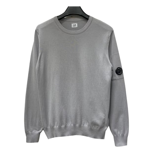 CP컴퍼니 크루넥 렌즈 코튼 니트 50