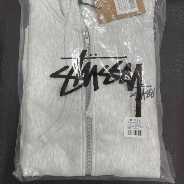 스투시 후드집업 미개봉 새상품 