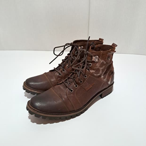 (택포) 버팔로 가죽 워커 부츠 260 A984