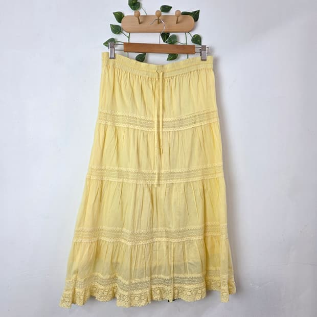 개나리 롱스커트