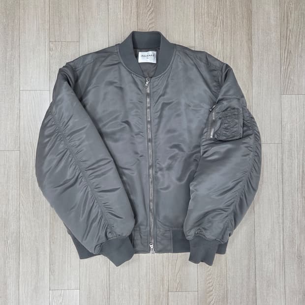 자바나스 205 마스다 람포 메탈 그레이 XL ma1 항공점퍼 마원 봄버