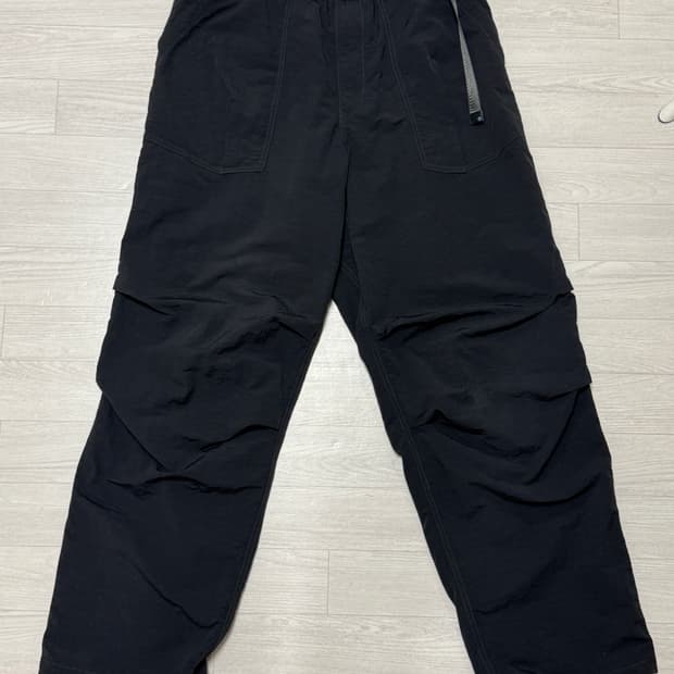 모이프 AW24 오버 퍼티그 팬츠 블랙 1사이즈