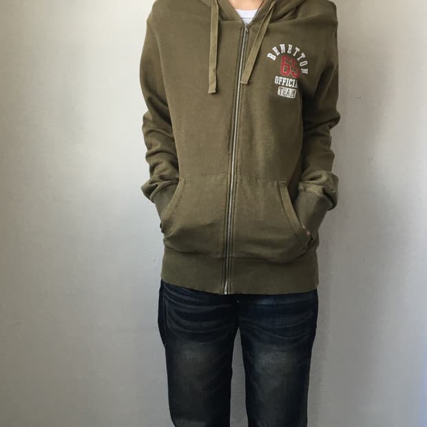 Benetton hood zip up