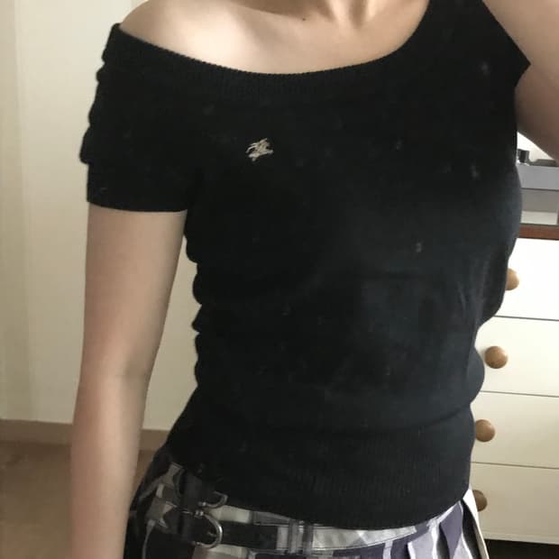 Burberry round off knit