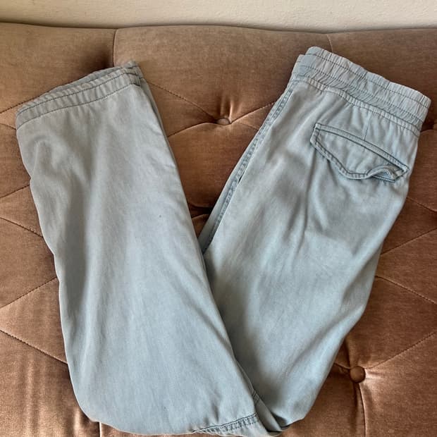 자딕앤볼테르 여성 연청 밴딩슬랙스 밴딩팬츠