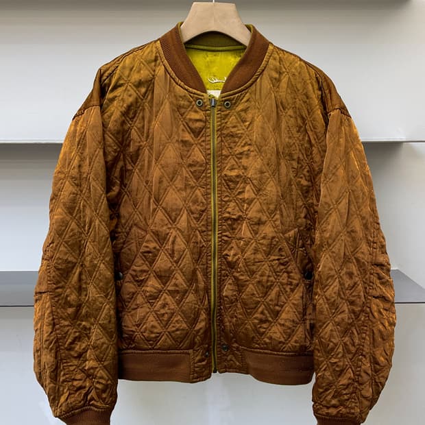 2nd Booth 90s 리버시블 퀼티드 블루종