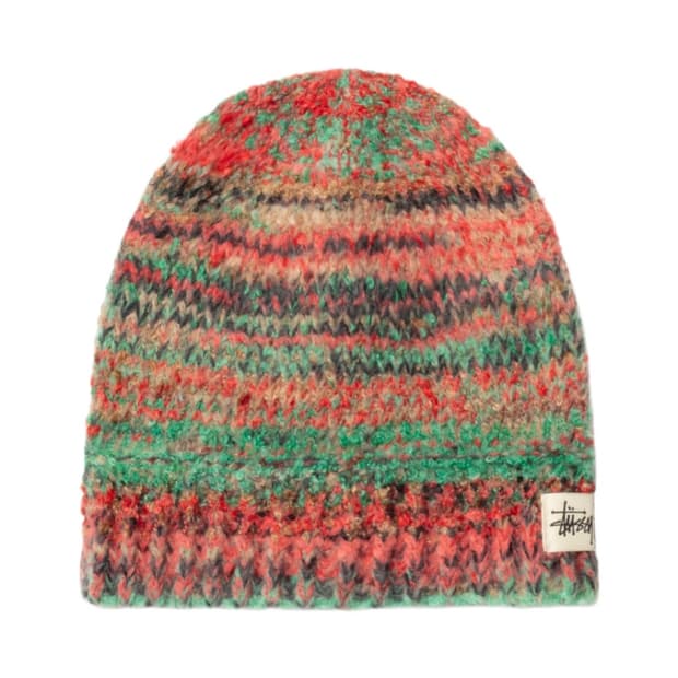 스투시 멀티 컬러니트 비니