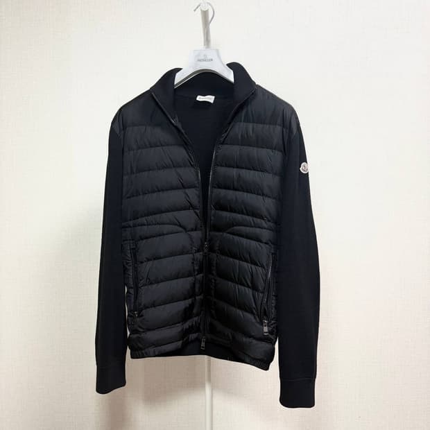 [XL] 25FW 몽클레어 김현우 니트패딩 블랙