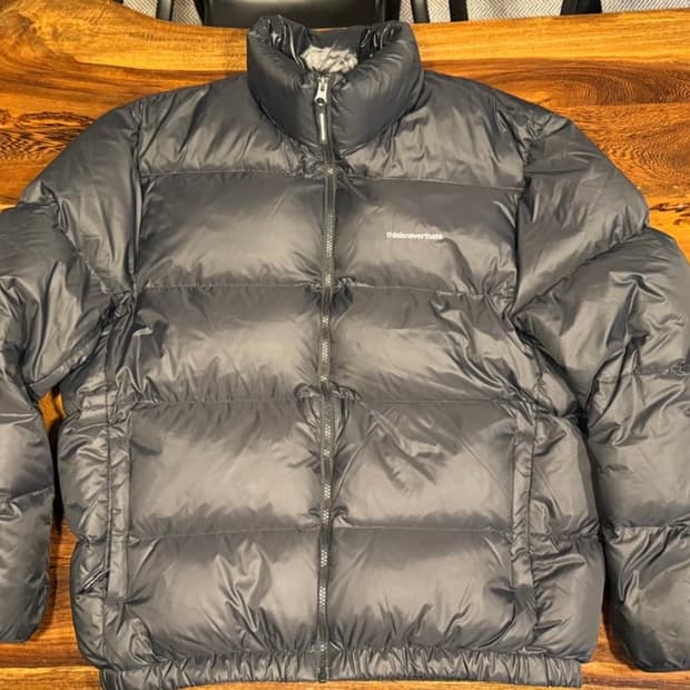 디스이즈네버댓 퍼텍스 T down 패딩 자켓 라지 블랙