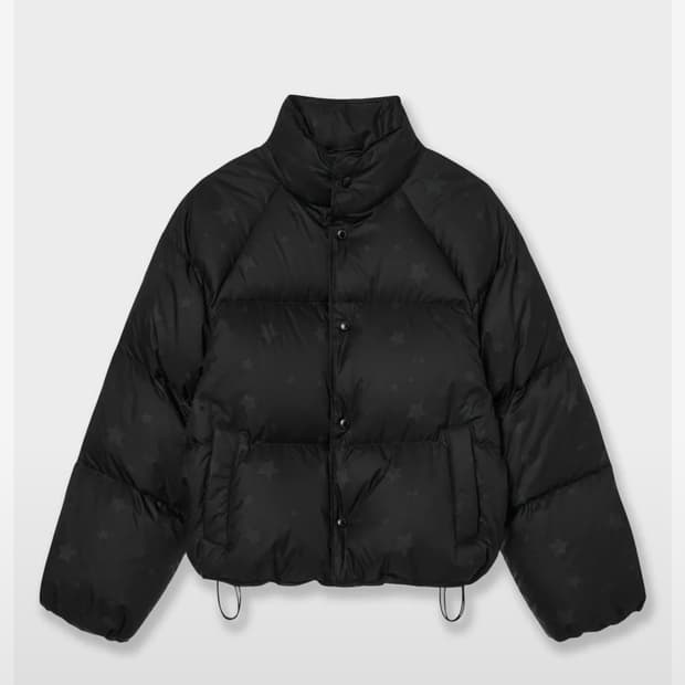 aeae STAR PUFFER DOWN JACKET [BLACK] 1