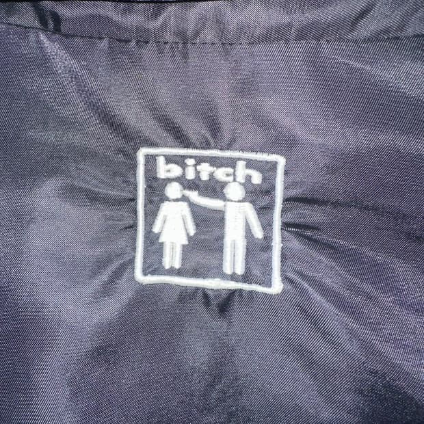 90‘s  bitch skateboards 코치 섹스자켓