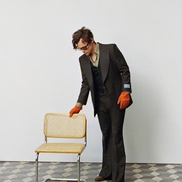 gucci hahaha stripe blazer 50