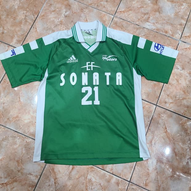 2001 전북현대 올드레플 축구져지 