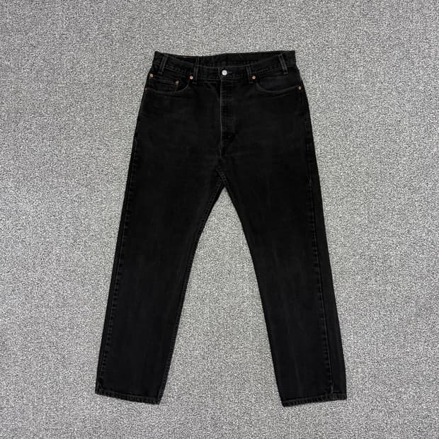 90s 빈티지 리바이스 505 블랙 허리47.5cm