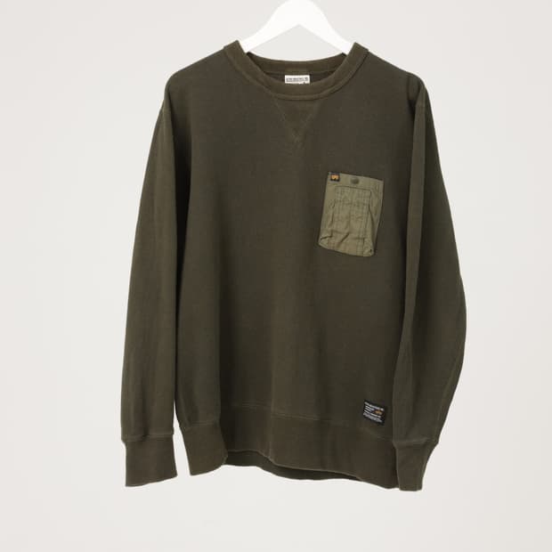 알파인더스트리 맨투맨 스웻 셔츠