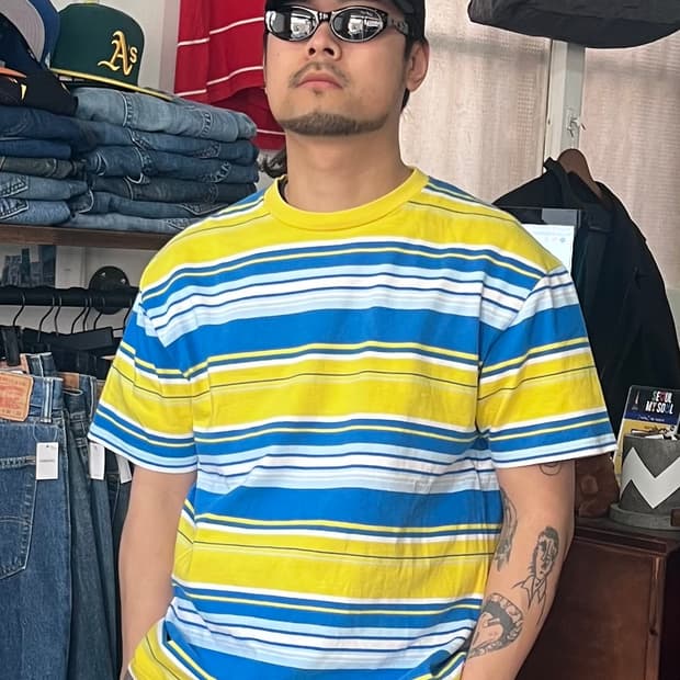 FAT Tokyo 스트라이프 티셔츠 체감 L