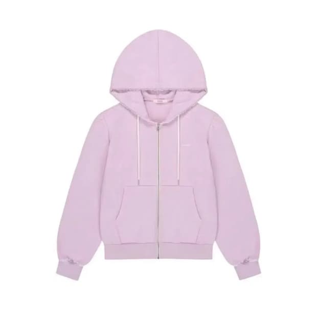 omomo 오모모 릴리 후드 집업 핑크