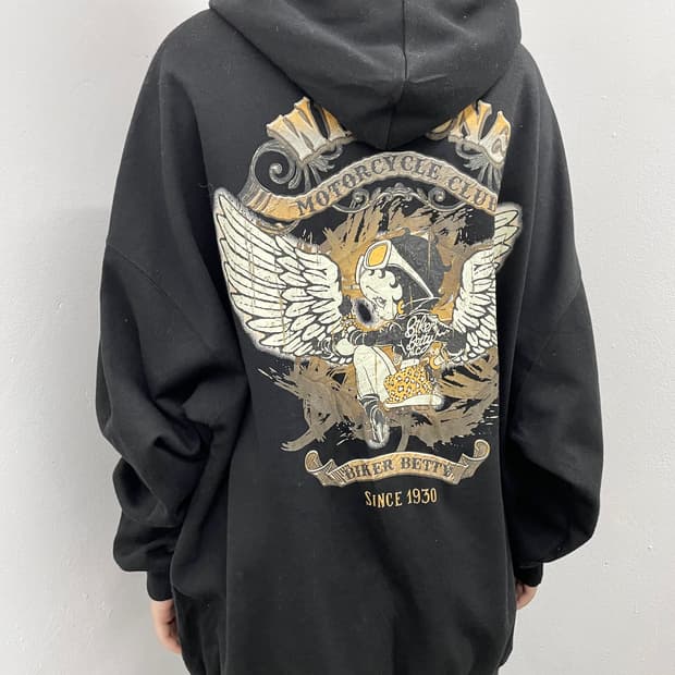 베티붑 프린팅 후드티