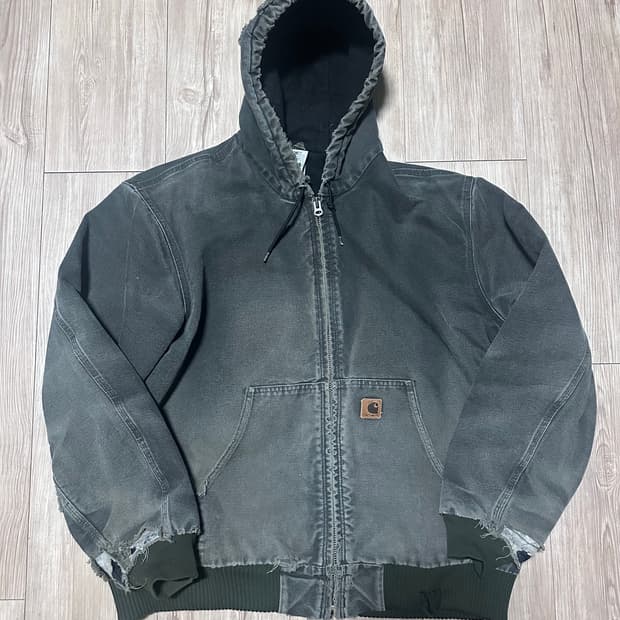 빈티지 칼하트 덕 액티브 자켓 모스그린 XL