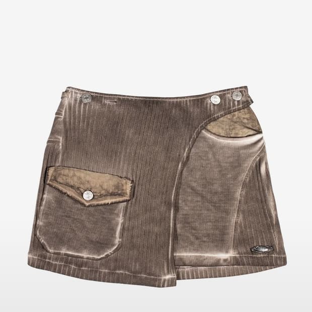 그레일즈 바이커 스커트 LUNAR KNIT BIKER SKIRT 