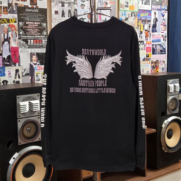 JPN 펑크 날개 자수 롱슬리브