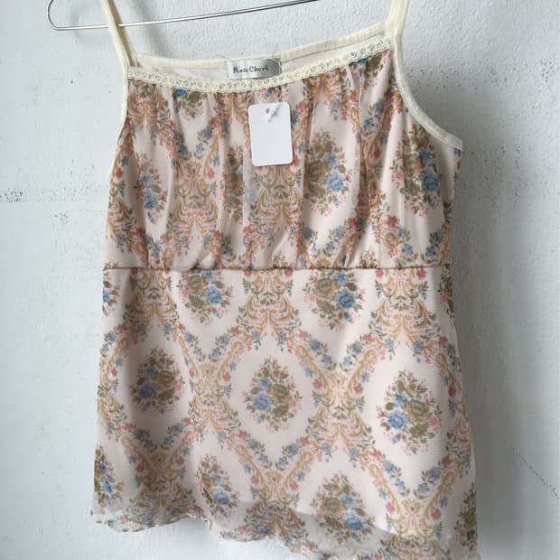 Rosa cheri ornament pattern sleeveless